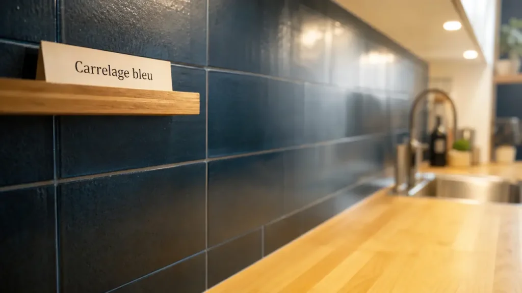 Carrelage bleu : comment choisir la nuance et le matériau parfaits pour votre intérieur