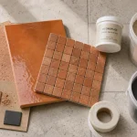Terre cuite salle de bain : carreaux et produit d’étanchéité