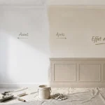 Agrandir piece peinture : mur ivoire clair, effet d’espace avant/après