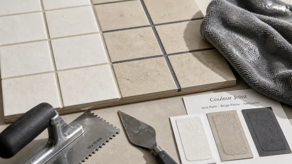 Couleur de joint pour carrelage : ton sur ton, contraste et facilité d’entretien