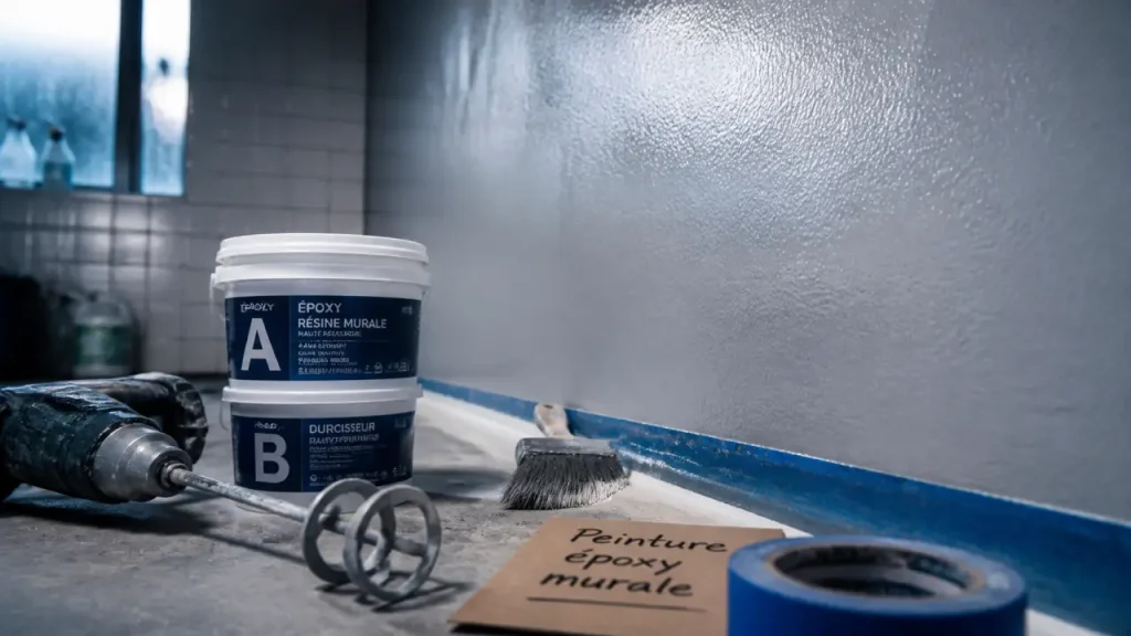 Peinture époxy murale : 24 heures entre couches et supports à préparer sans faute