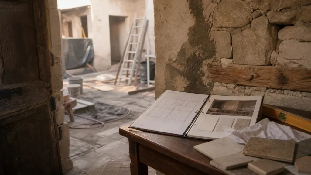 Rénovation intérieure à Cluny : budget au m², travaux courants et maison ancienne