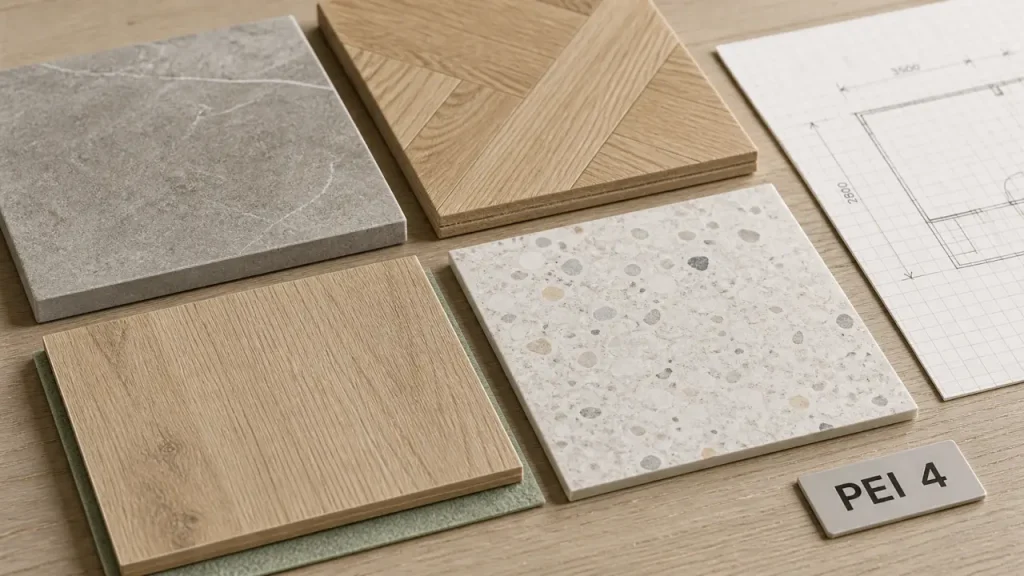 Parquet, carrelage, vinyle ou stratifié : quel sol pour salon résistant, confortable et facile à vivre ?