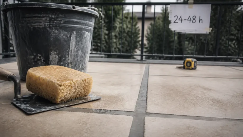 Temps de séchage d’un joint de carrelage : 24 h, 48 h, 72 h selon l’usage
