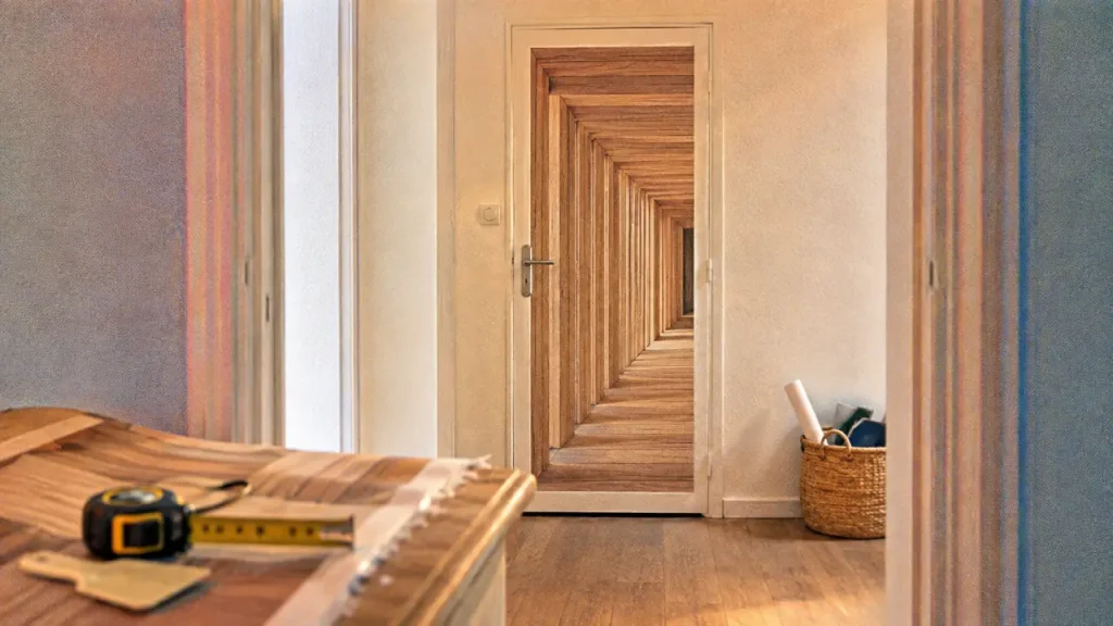 Stickers, trompe-l’œil ou rideau décoratif : quelle décoration pour une porte intérieure ?