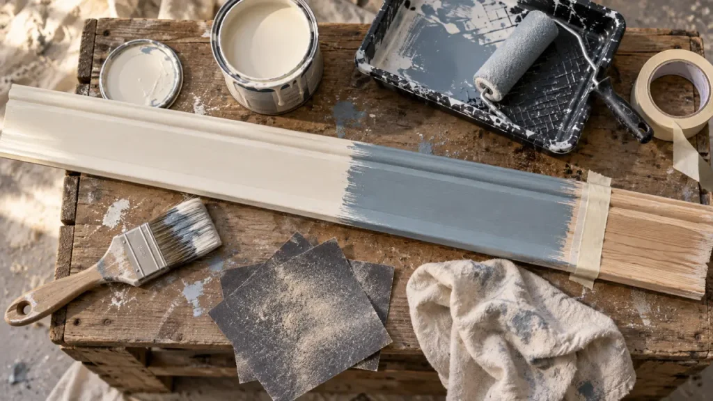 Peinture pour plinthe : 2 couches pour un bas de mur net et résistant